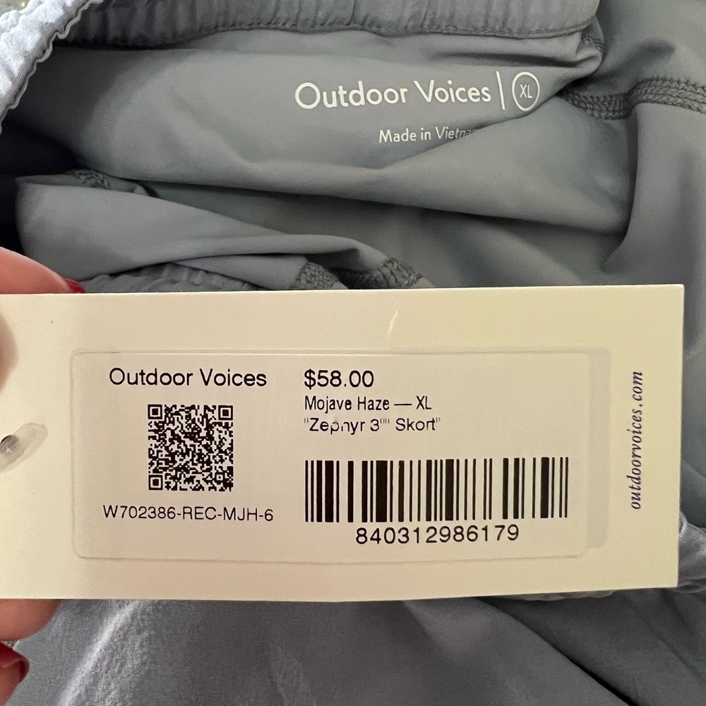 Outdoor Voices Zephyr 3" Skort Size XL - Picture 6 of 9